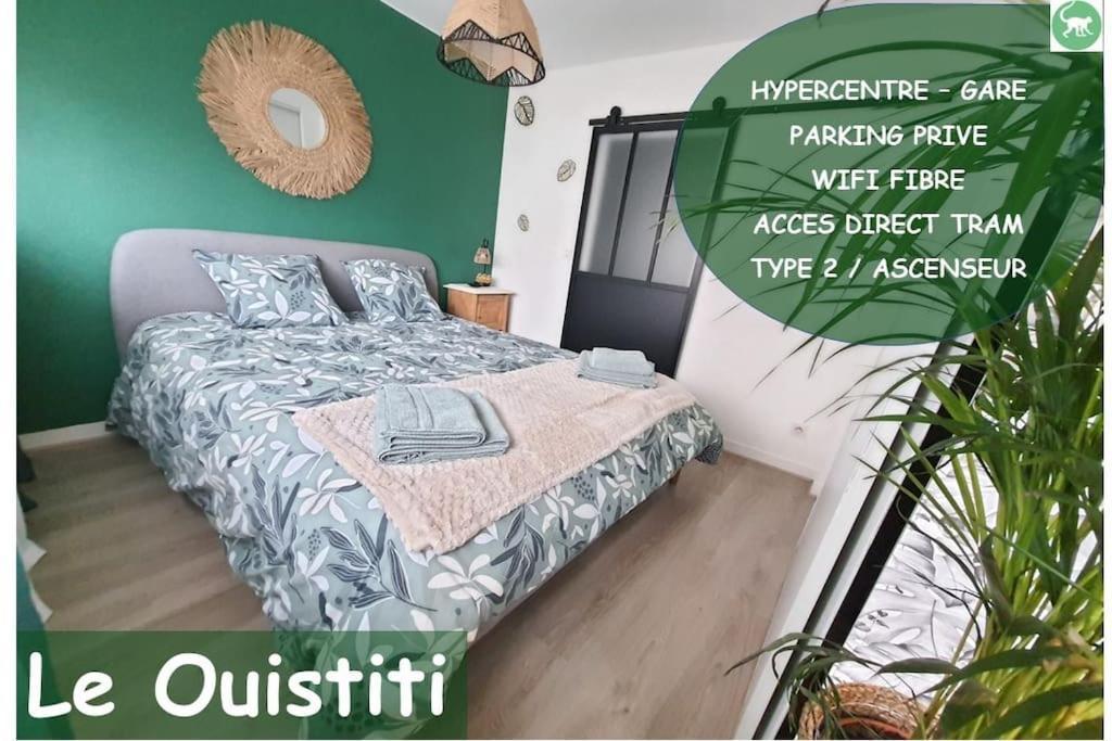Ferienwohnung Le Ouistiti - 50 M De La Gare - Parking Prive Tours Exterior foto